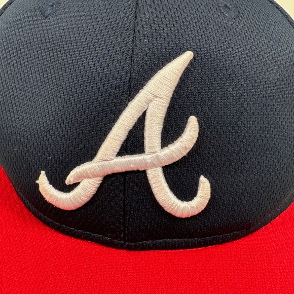 ATLANTA BRAVES Stitched Youth Hook And Loop Adjustable Baseball Hat Cap MLB - Picture 7 of 9